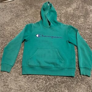Champion Green Pullover Hoodie